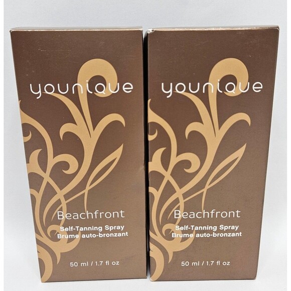 Younique Beachfront Self-Tanning Spray 1.7 oz Set of 2 New in Box - Picture 1 of 4